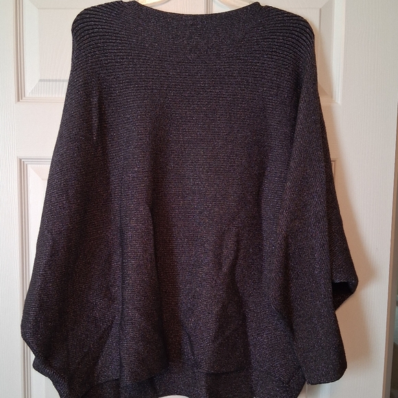 Philosophy Metallic Dark Gray Loose Sweater. 3X NWT - Picture 5 of 7